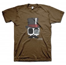 English Gent Carlos Moustache T-Shirt by Grimm Clothing